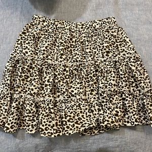 cheetah skirt